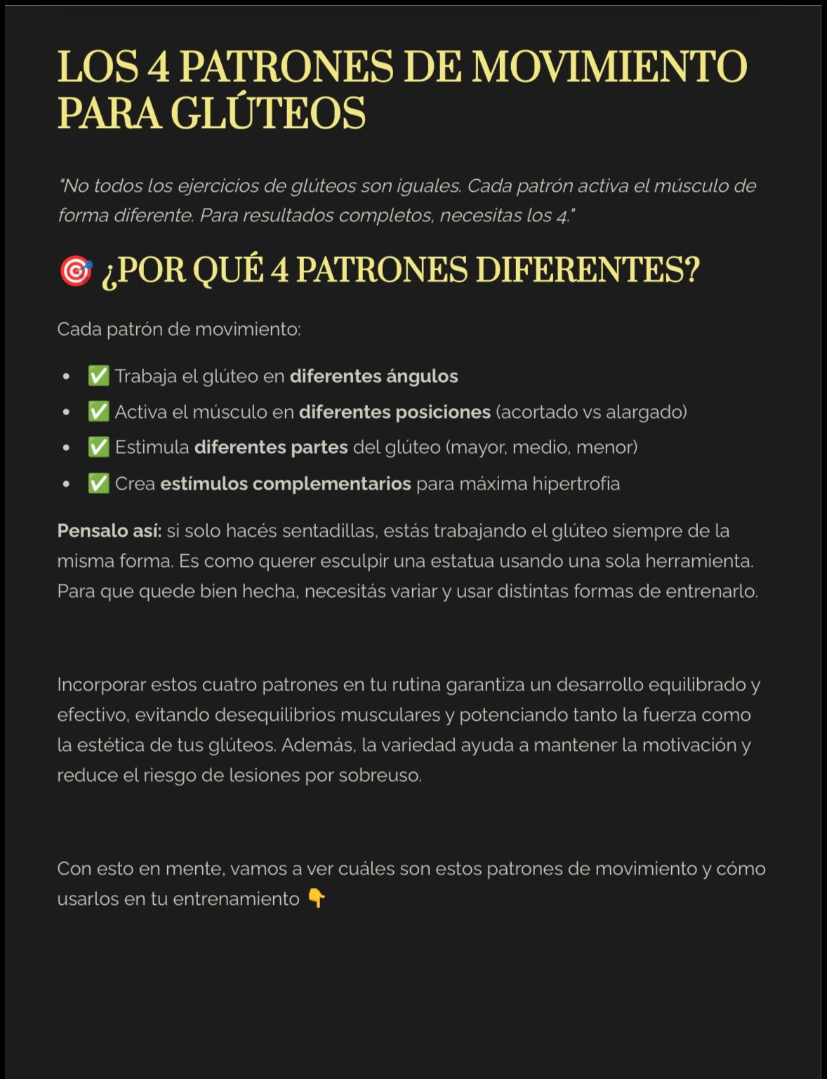 Glúteos con Criterio